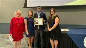  Darrell Easter receives Eagle Award
